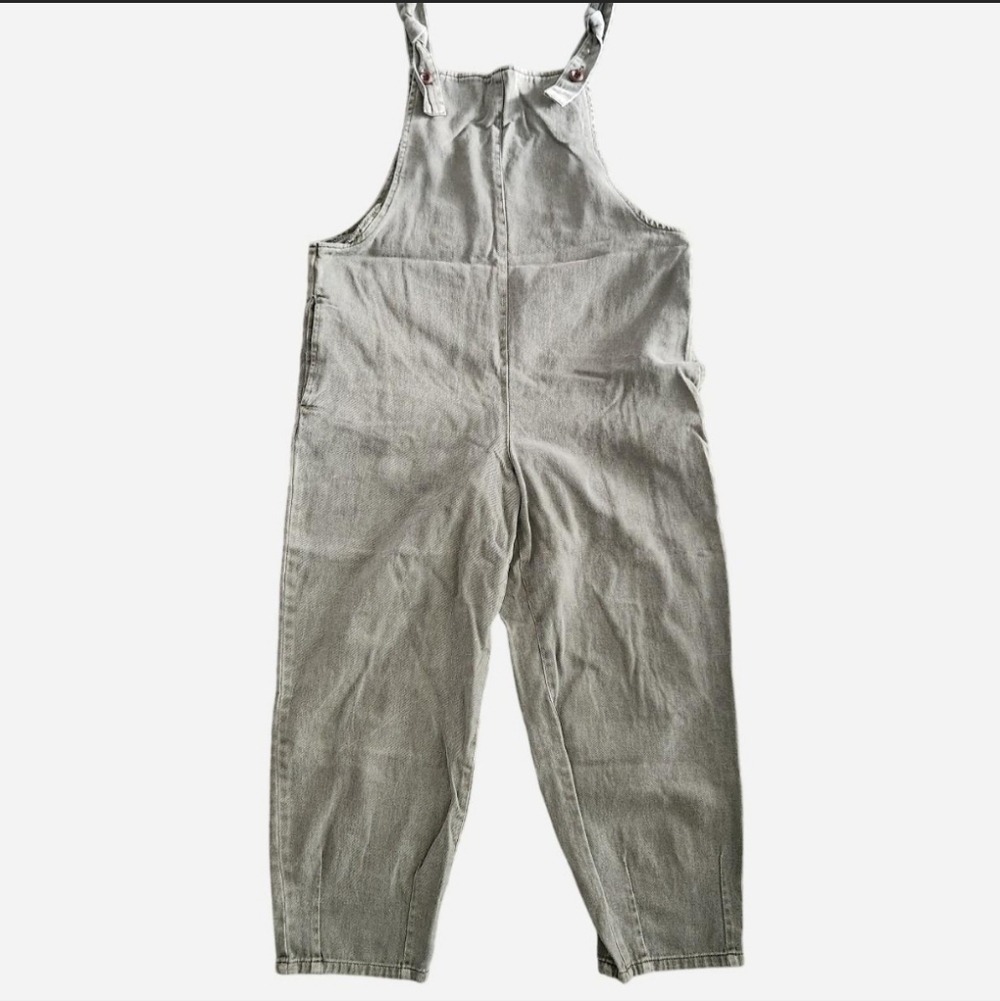 Bohme Olive Green Cotton Jumpsuit Size M